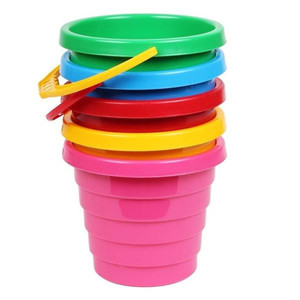 Beach Sand Bucket for Kids 13cm, 1pc, assorted colours