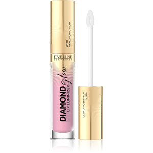 Eveline Diamond Glow Lip Luminizer Lip Gloss with Hyaluronic Acid no. 02 4.5ml