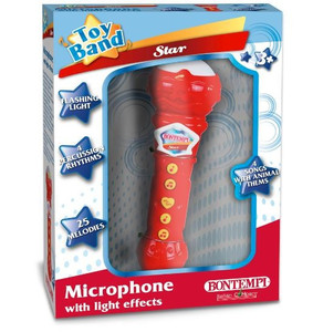 Toy Band Microphone with Light Effects 3+