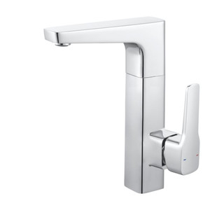 GoodHome Bathroom Sink Tap Teesta L, swivel