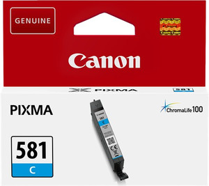 Canon Ink Cartridge ING CLI-581 CYAN 2103C001