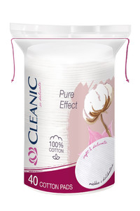 Cleanic Cosmetic Pads Pure Effect (oval) 40 pack