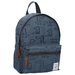 Kidzroom Children's Backpack Animal Academy blue
