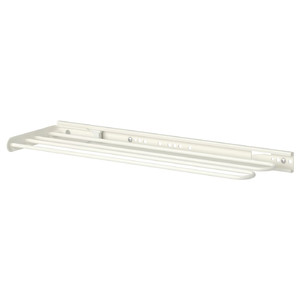 UTRUSTA Towel rail, white, 16 cm