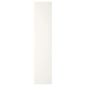 FORSAND Door with hinges, white, 50x229 cm