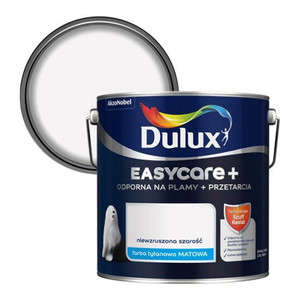 Dulux EasyCare+ Washable Durable Matt Paint 2.5l unshakable grey