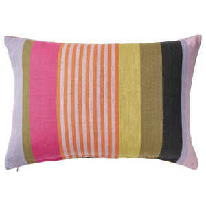 MÄVINN Cushion cover, striped multicolour, 40x58 cm