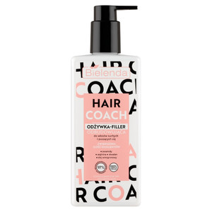 Bielenda Hair Coach Conditioner-Filler for Dry & Frizzy Hair 97% Natural Vege 280ml