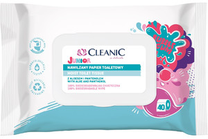 Cleanic Junior Moist Toilet Tissue with Aloe & Panthenol