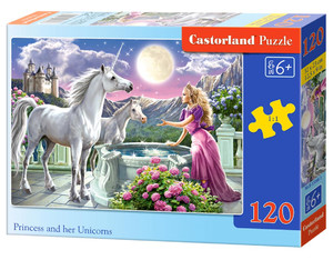 Castorland Children's Puzzle Princess and her Unicorn 120pcs 6+