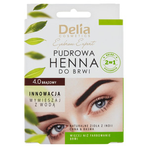 Delia Cosmetics Powder Henna 4.0 Brown 4g