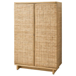 FRYKSÅS Cabinet, rattan, 81x124 cm