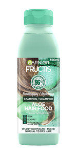 Fructis Hair Food Aloe Shampoo for Normal to Dry Hair Vegan 96% Natural 350ml