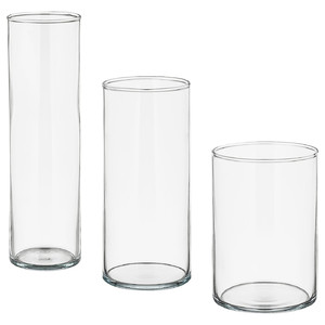 CYLINDER Vase, set of 3
