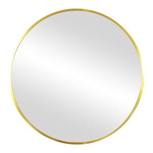 Sepio Round Mirror, 60 cm, golden gloss