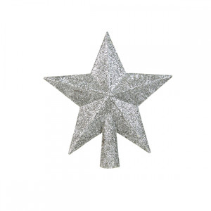 Christmas Tree Decoration Topper Star, 1pc, assorted colours