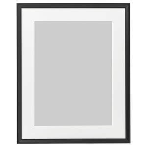 KNOPPÄNG Frame, black, 40x50 cm