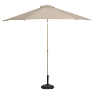 GoodHome Parasol Carambole 270 cm, grey