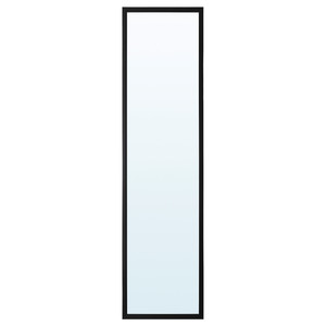 LILJETRÄD Mirror, black, 30x115 cm