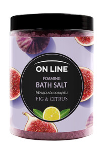On Line Foaming Bath Salt Vegan Fig & Citrus 1200g