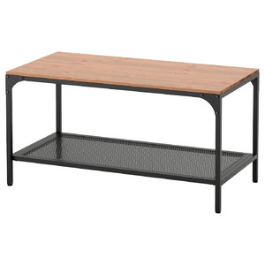 FJÄLLBO Coffee table, black, 90x46 cm