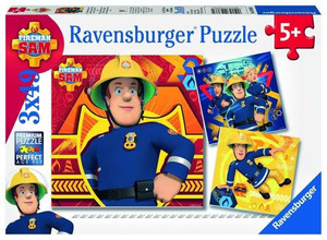 Ravensburger Children's Puzzle Fireman Sam 3x 49pcs 5+