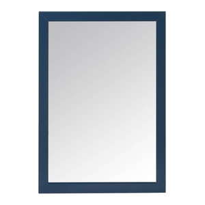 GoodHome Bathroom Mirror Perma 70 x 50 cm, dark blue frame