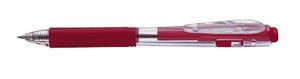 Pentel Retractable Ball Pen 0.7mm BK437, red, 12pcs