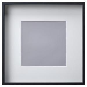 SANNAHED Frame, black, 50x50 cm