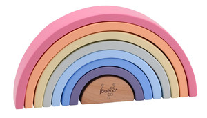 Joueco Wooden Rainbow 8-piece Set 12m+