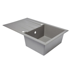 Kitchen Sink Ising 1 Bowl with Drainer, grey