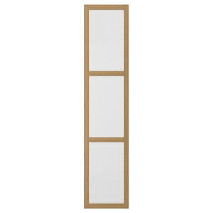 TONSTAD Door, oak/veneer glass, 50x229 cm