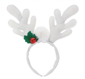 Christmas Reindeer Headband Antlers, white