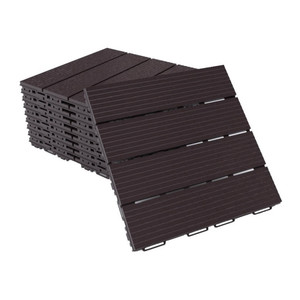 Wood Deck Tile 8-pack