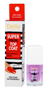 Delia Cosmetics Top Coat Super Gloss 11ml
