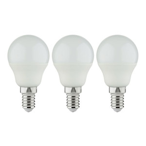 Diall LED Bulb G45 E14 806lm 2700K, 3 pack