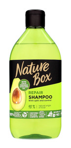 Nature Box Avocado Oil Shampoo for Deep Hair Repair & Split End Control 385ml