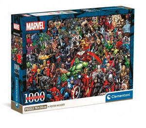 Clementoni Jigsaw Puzzle Compact Puzzle Marvel 1000pcs 10+