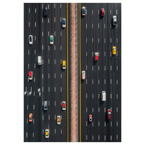 PJÄTTERYD Picture, traffic, 70x100 cm