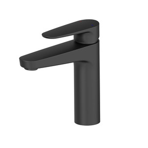 GoodHome Bathroom Sink Tap Cavally L, black