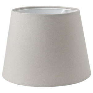 SKOTTORP Lamp shade, light grey, 33 cm