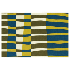 VALVBRO Door mat, multicolour/stripe, 40x60 cm