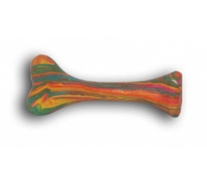 Fixi Rubber Dog Toy Bone 7cm, assorted colours