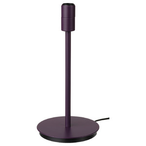 TESAMMANS Table lamp base, purple, 30 cm
