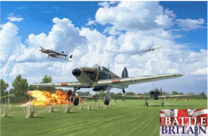 Italeri Plastic Model Kit Hurricane Mk.I Battle of Britain 80th