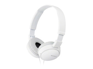 Sony Headphones MDR-ZX110AP, white