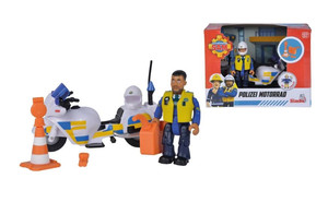 Fireman Sam Police Motorbike 3+