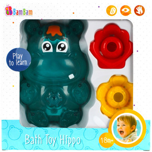 Bam Bam Bath Toy Hippo 18m+