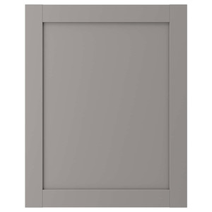 ENHET Door, grey frame, 60x75 cm