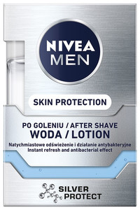 Nivea Men After Shave Lotion Skin Protection Silver Protect 100ml
